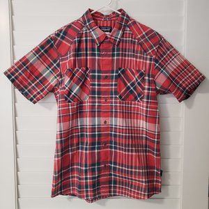 Patagonia Men's Short Sleeve Plaid Button Down Medium